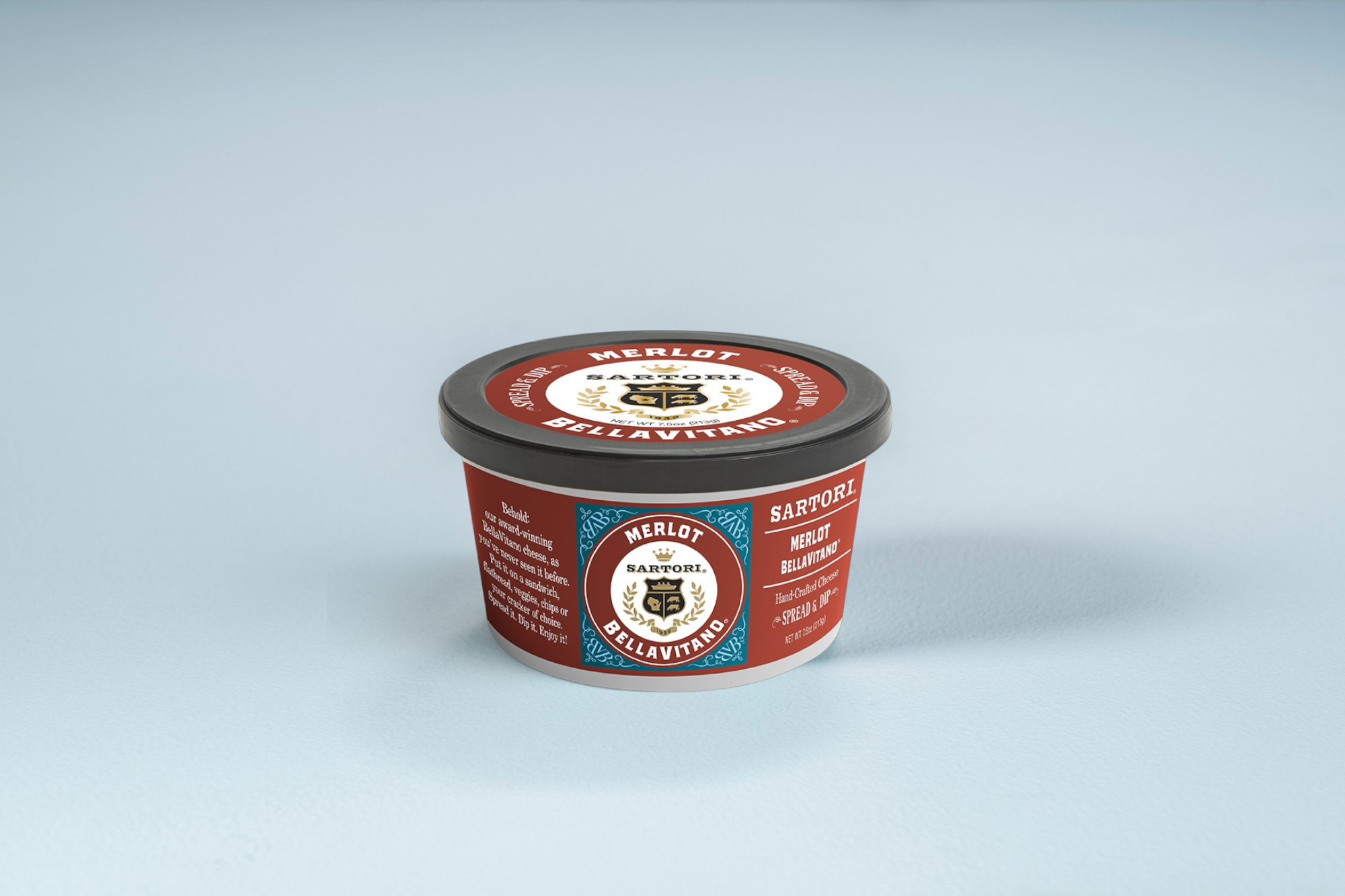 Sartori Merlot BellaVitano Cheese Spread & Dip, 7.5 oz. – Cheese