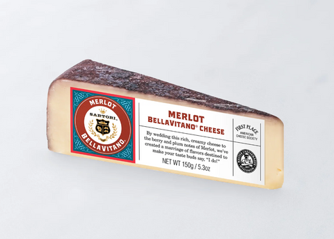 Sartori Merlot BellaVitano Cheese Wedge, 5.3 oz.