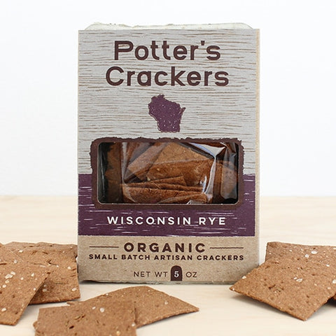 Potter's Crackers Wisconsin Rye, 5 oz.