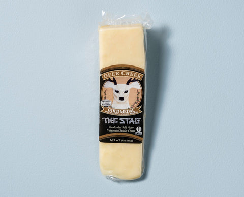 Deer Creek The Stag Cheddar Cheese Wedge, 5.3 oz.