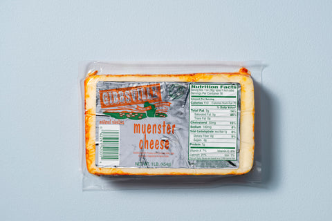 Gibbsville Muenster Cheese Block, 1 lb.
