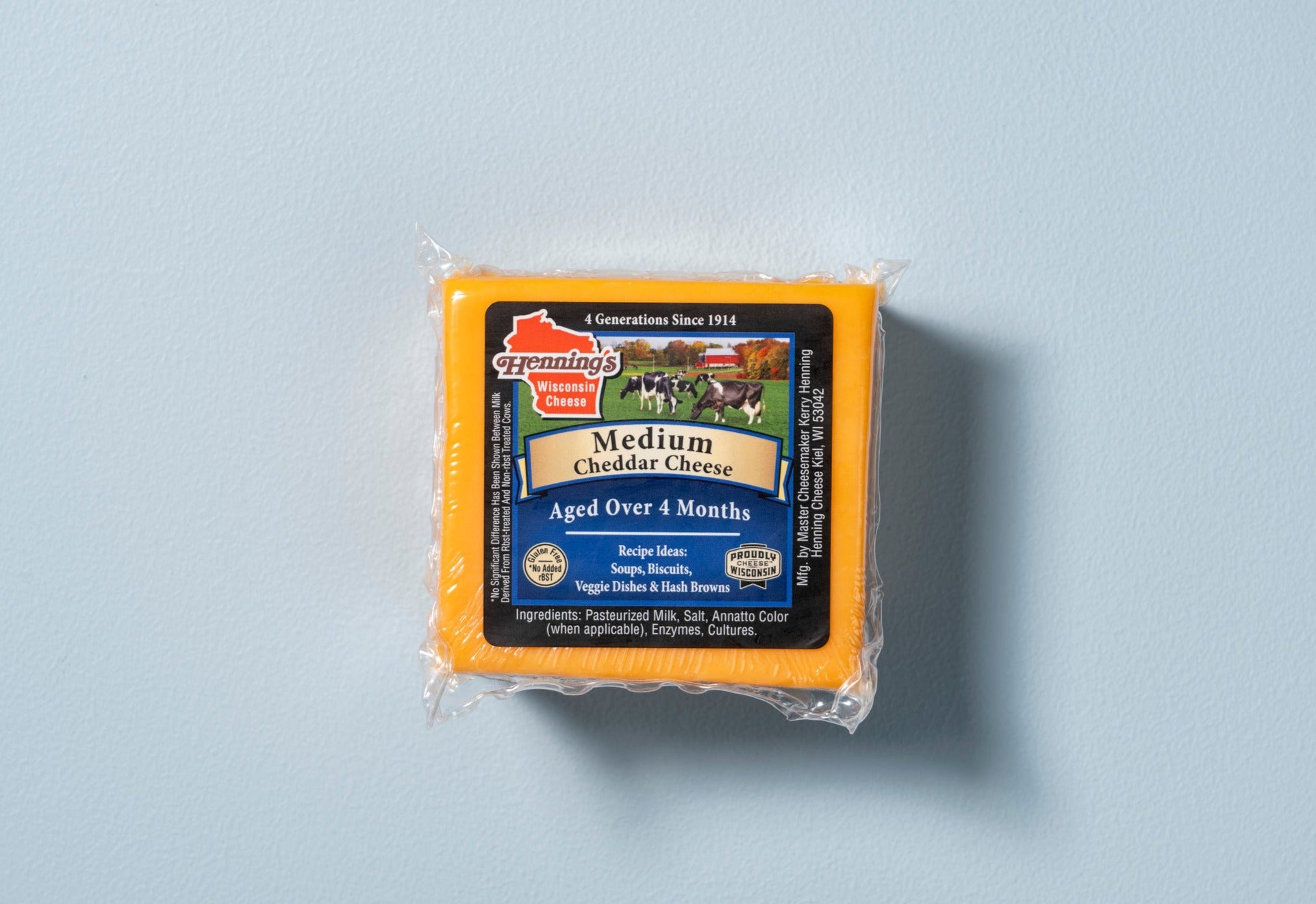 Henning's Medium Cheddar Cheese Counter and Dairy Heritage Center