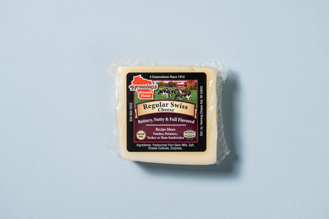 Henning's Regular Swiss Cheese Block, 11 oz.