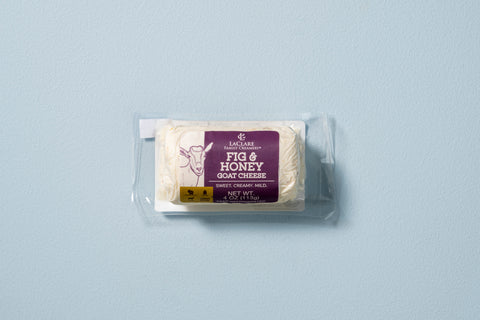 LaClare Fig & Honey Goat Cheese (Chevre) Log, 4 oz.