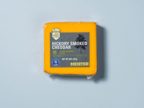 Meister Hickory Smoked Cheddar Block, 8 oz.