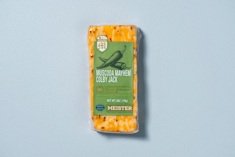 Meister Muscoda Mayhem Colby Jack Cheese Block, 6 oz.