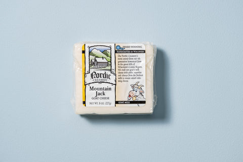 Nordic Creamery Mountain Jack Goat Cheese Block, 8 oz.
