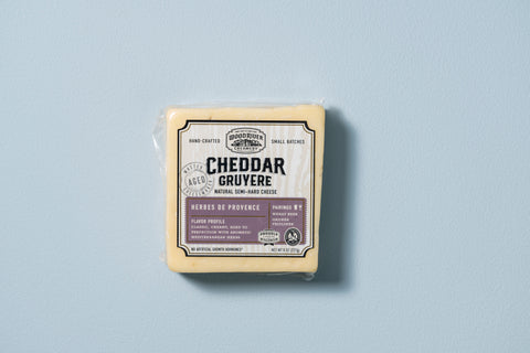 Wood River Creamery Herbes De Provence Cheddar Gruyere Block, 8 oz.