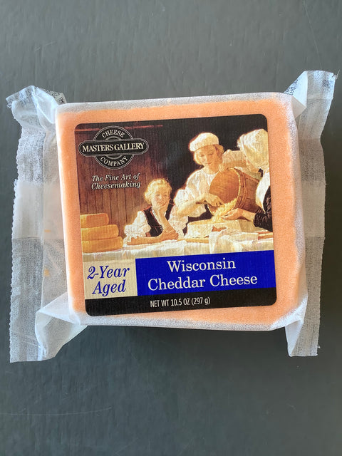 Masters Gallery 2 Year Aged Cheddar Cheese Block, 10.5 oz.