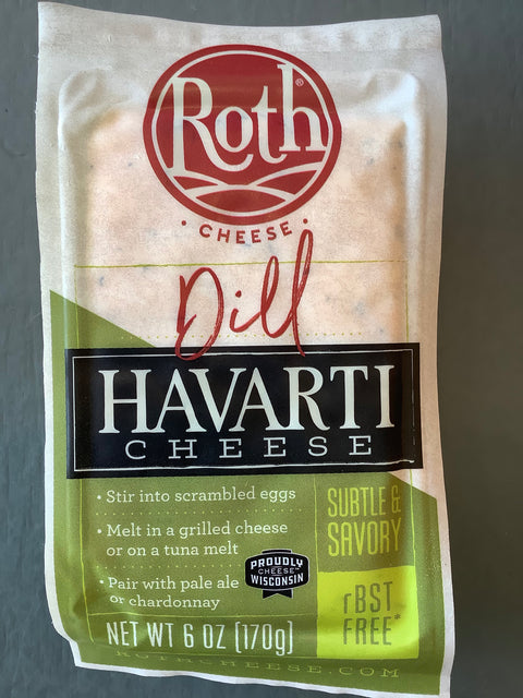 Roth Havarti Dill Cheese Block, 6 oz.