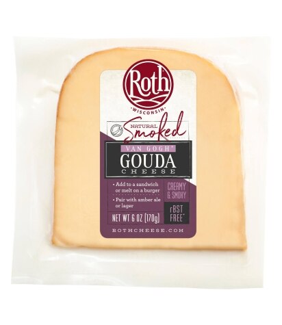 Roth Natural Smoked Gouda Cheese Wedge, 5 oz.