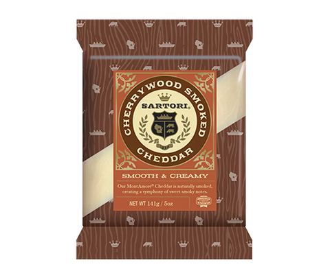 Sartori Cherrywood Smoked Cheddar Cheese Block, 5 oz.
