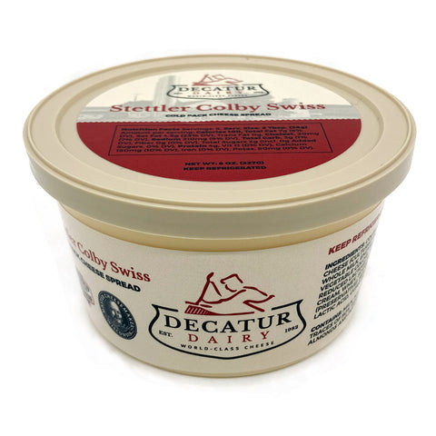 Decatur Dairy Stettler Colby Swiss Cheese Spread, 8 oz.