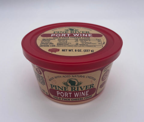Pine River Port Wine Cheese Spread, 8 oz.