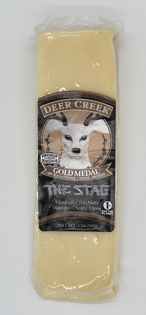 Deer Creek The Stag Cheddar Cheese Wedge, 5.3 oz.