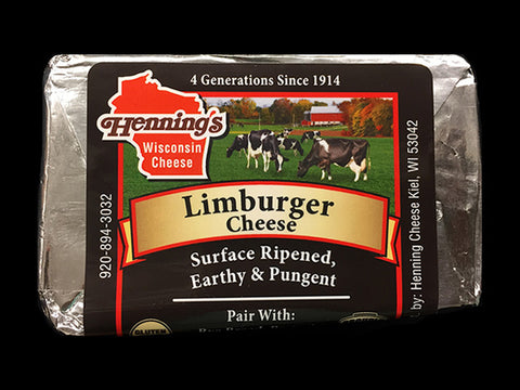 Henning's Limburger Cheese Block, 8 oz.