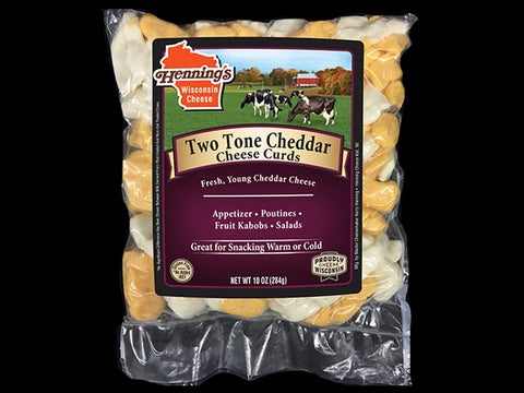 Henning's Two Tone Cheddar Cheese Curds, 10 oz.