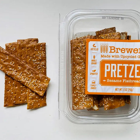 Brewer's, Pretzel Sesame Flatbread 5oz