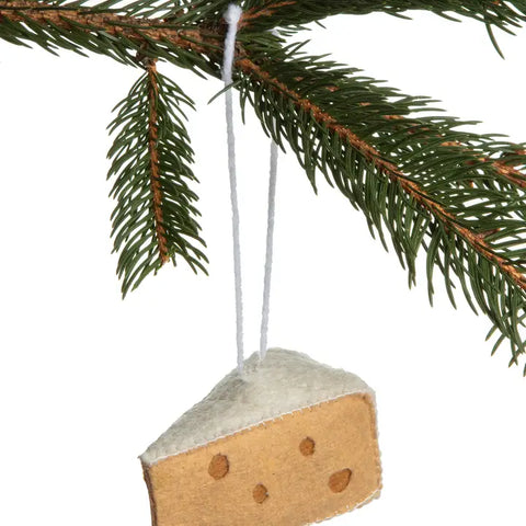 Felt Cheese Ornaments