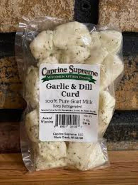 Caprine Supreme Goat Cheese Curds, 7 oz.