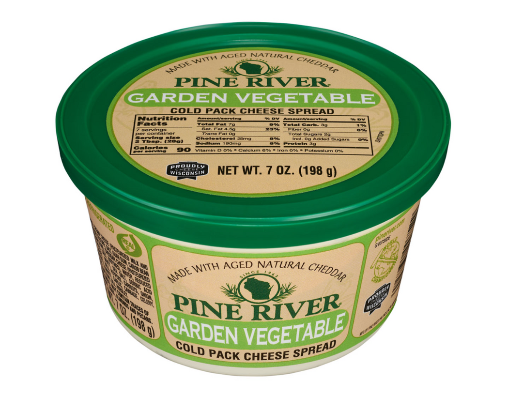 Pine River Garden Vegetable Cheese Spread, 7 oz. – Cheese Counter and ...