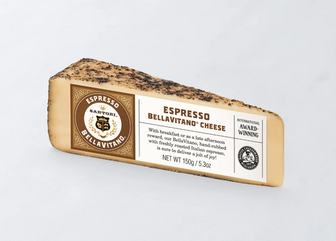 Sartori Espresso BellaVitano Cheese Wedge, 5.3 oz.