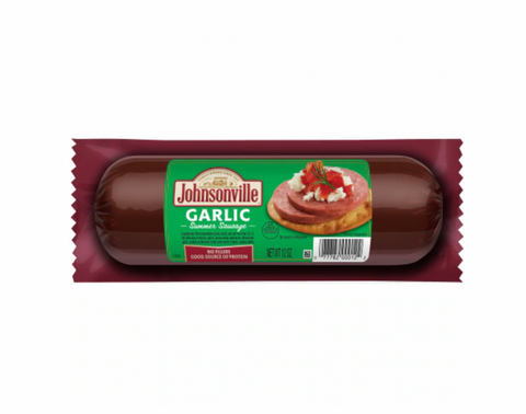 Johnsonville Garlic Summer Sausage, 12 oz.