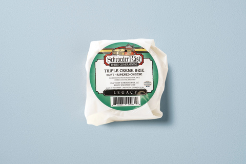 Schroeder Kase Triple Crème Brie Cheese Wheel, 7 oz.