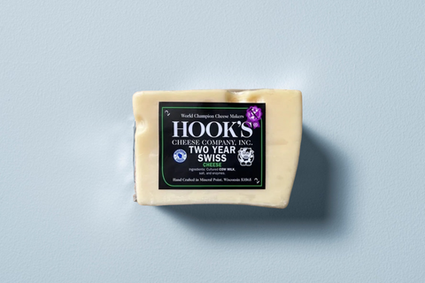 Hook's 2 Year Swiss Cheese Block, 8 oz.