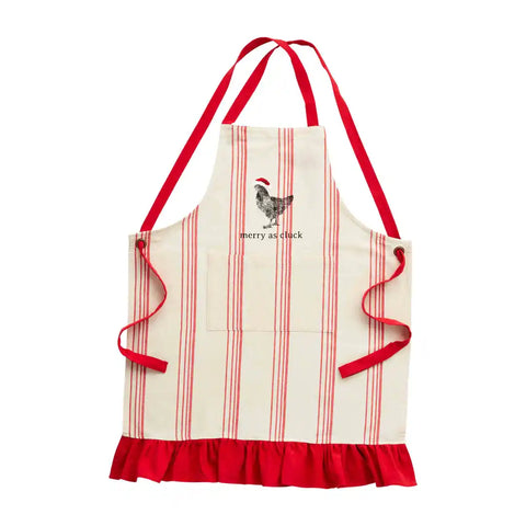 Merry as Cluck Christmas Apron