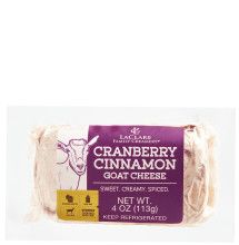 LaClare Cranberry Cinnamon Goat Cheese (Chevre), 4 oz