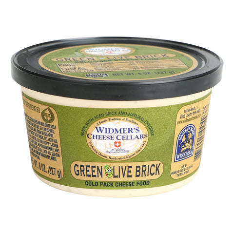 Widmer's Green Olive Brick Spread