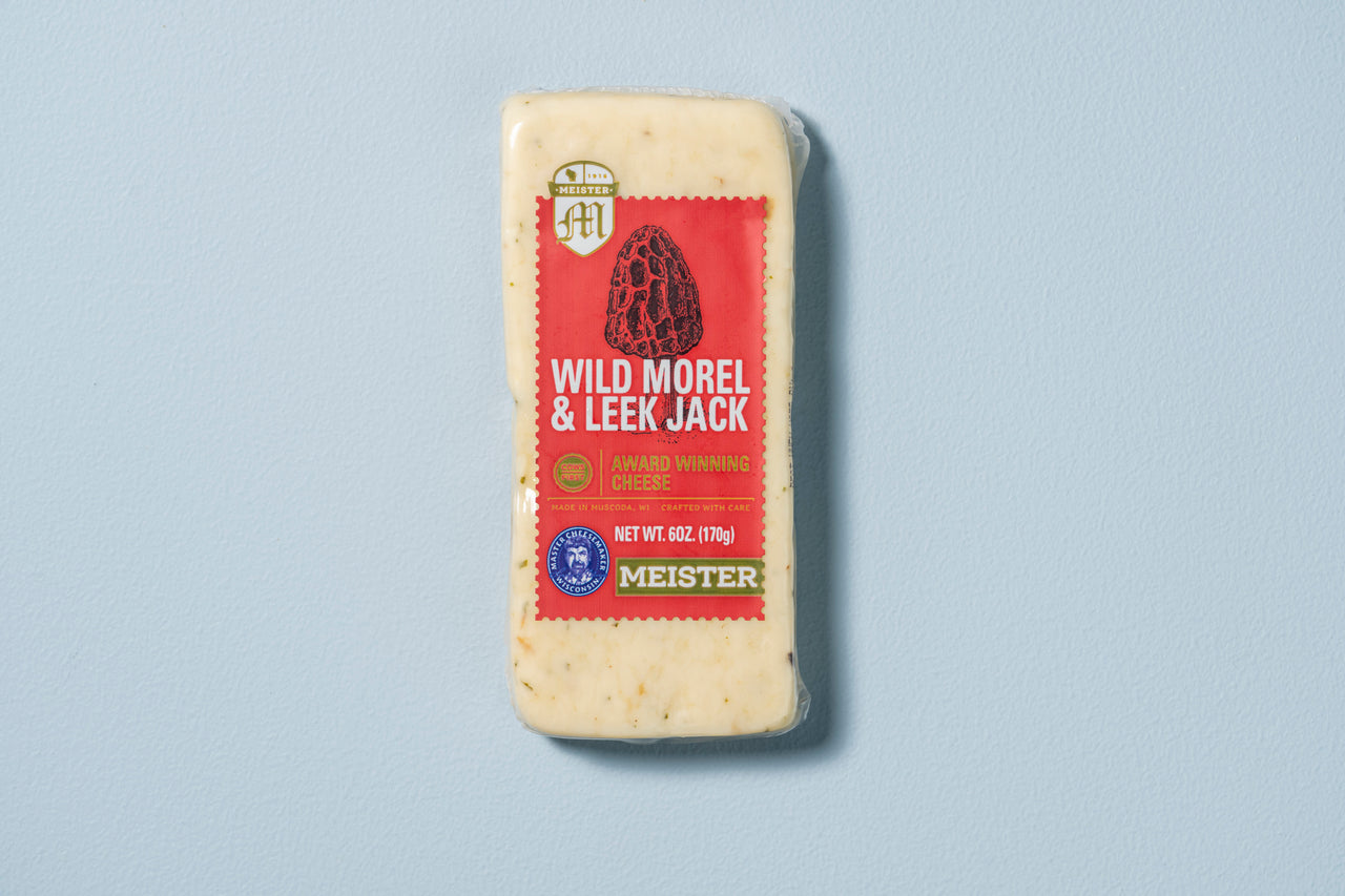 Meister Wild Morel & Leek Jack Cheese Bar, 6 oz. Cheese Counter and