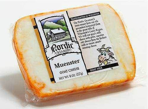 Nordic Creamery Goat Muenster, 8oz