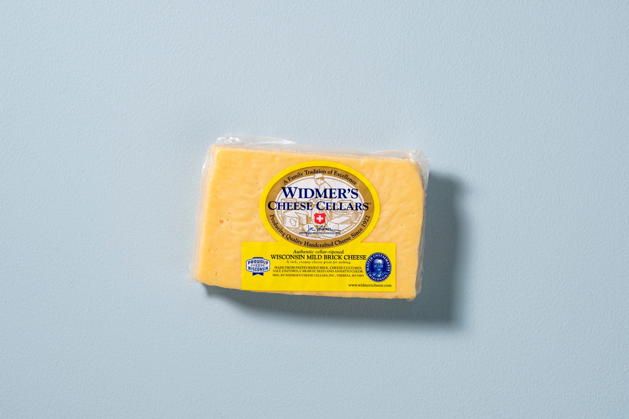 Widmer's Mild Brick Cheese Block, 8 oz. – Cheese Counter and Dairy ...